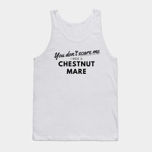 Riding a Chestnut Mare Tank Top